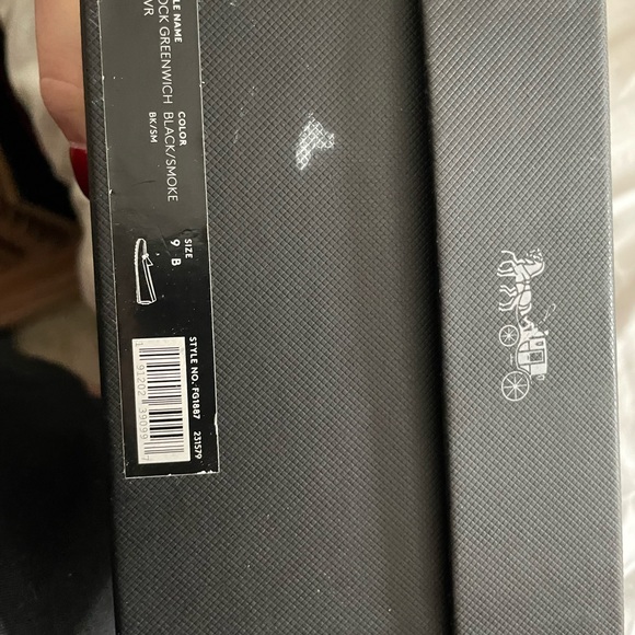 Coach Black CC driver shoes size 9 - Picture 7 of 8